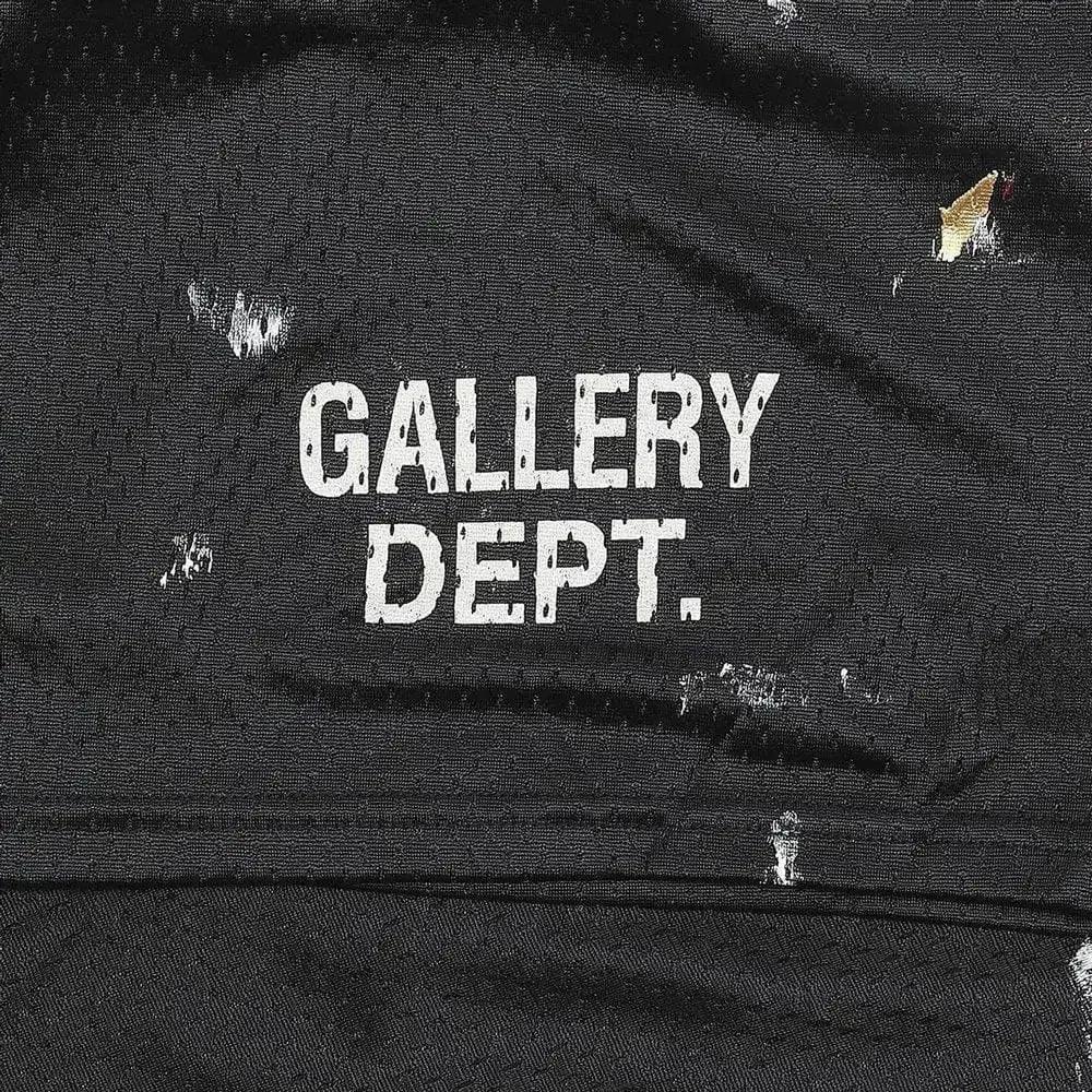Gallery Dept. Studio Paint Logo Gym Shorts Black - Image 3