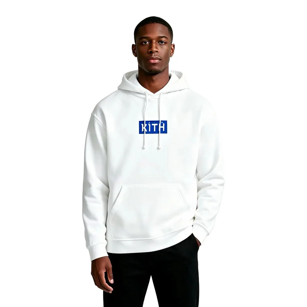 Kith Hebrew Script Hoodie White - Image 2