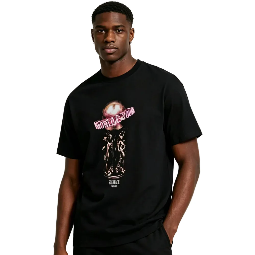 Kith x Scarface The World Is Yours Tee Black - Image 3