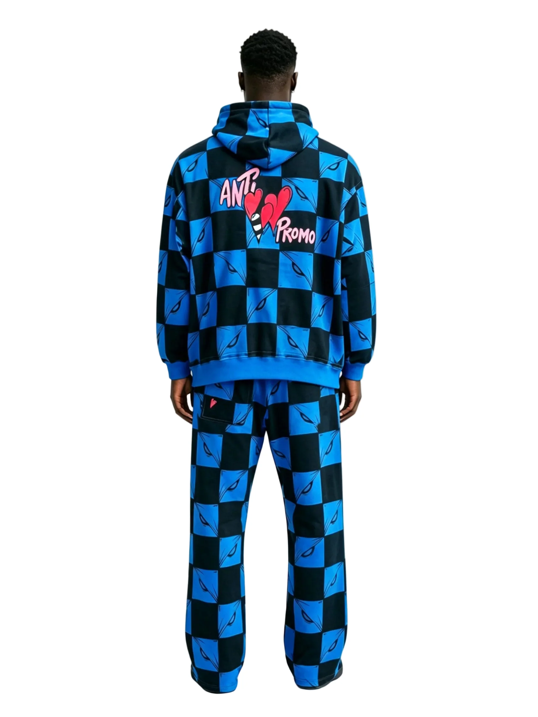 Matty Boy Anti Promo 99 Eyez Sweatpants Black Blue - Image 4