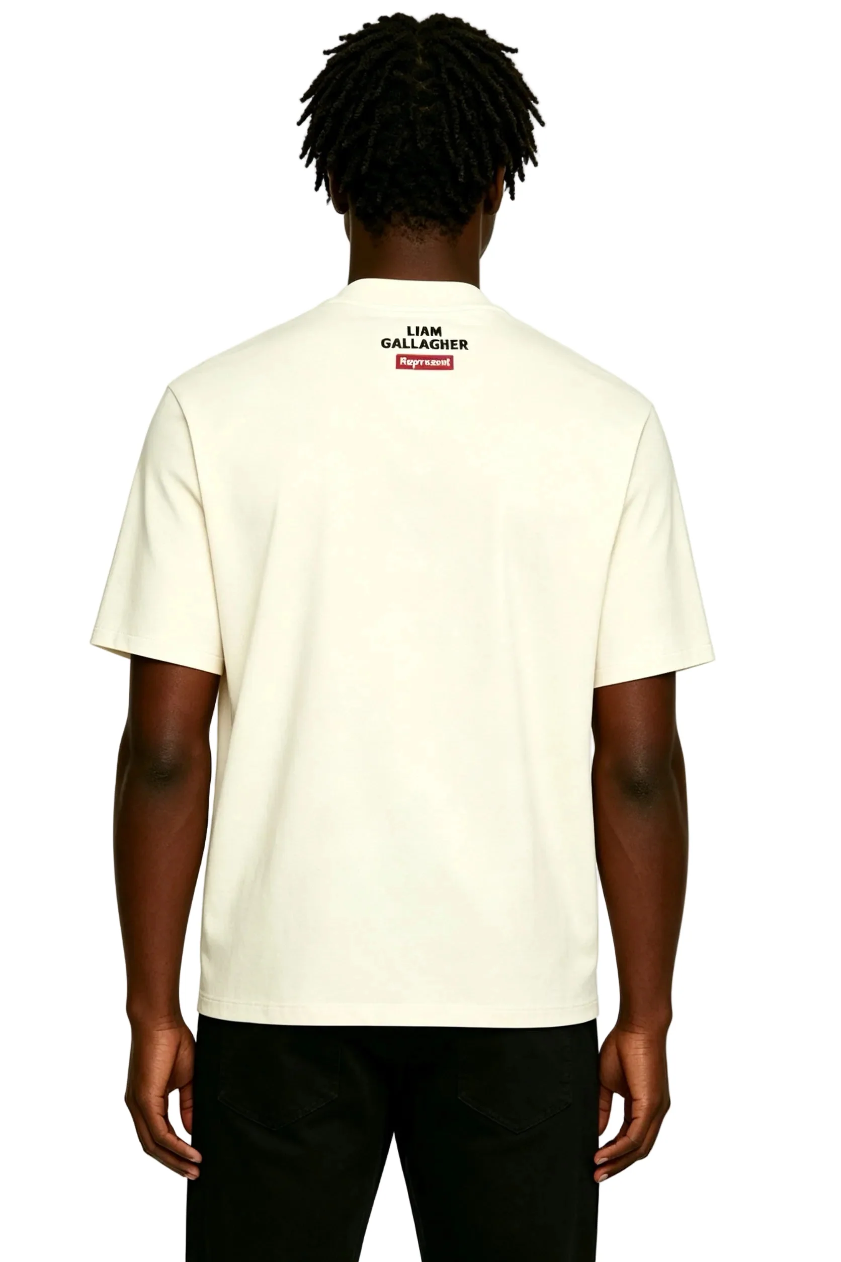 Represent Liam Gallagher Cmon You Know Vintage Tee White - Image 4