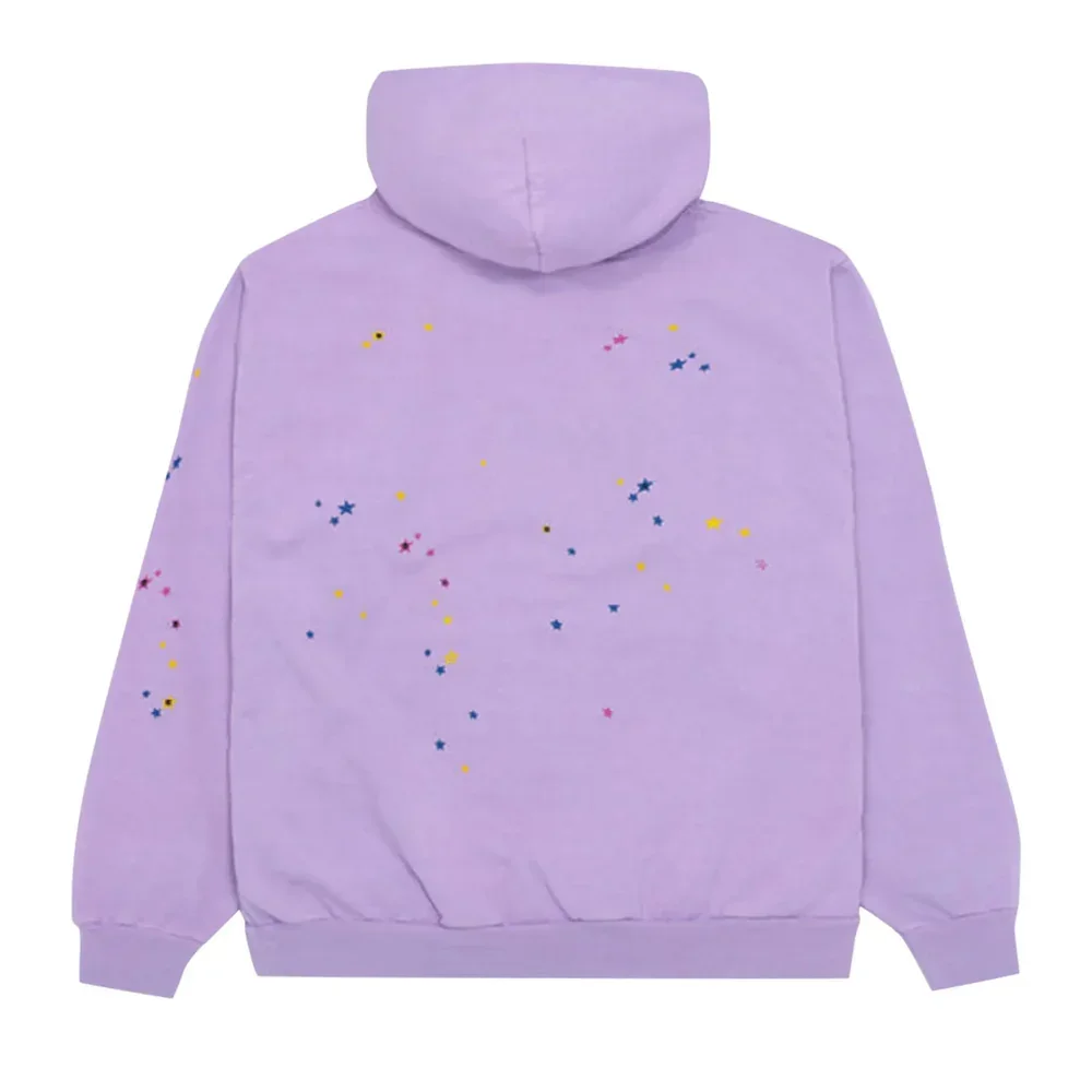 Sp5der Açaí Hoodie Purple - Image 2