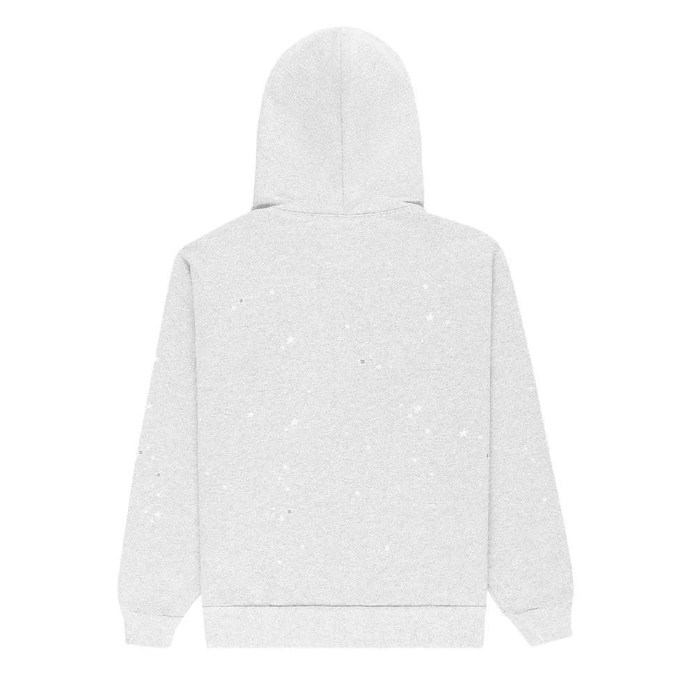 Sp5der Atlanta Full Zip Hoodie Heather Grey - Image 2