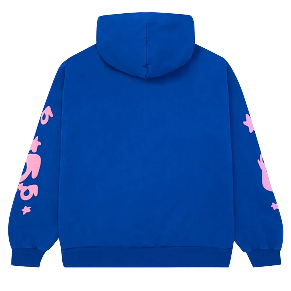 Sp5der Beluga Hoodie Blue - Image 2