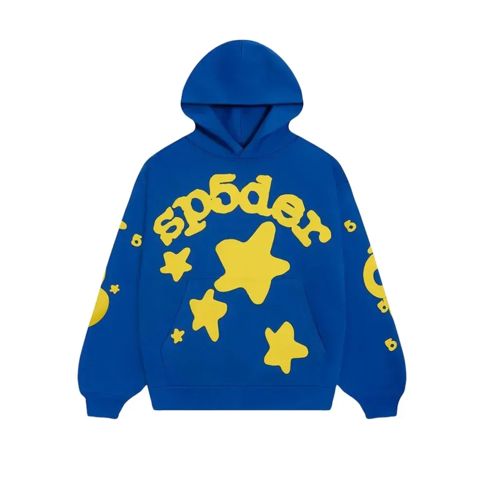 Sp5der Beluga Hoodie TC Blue