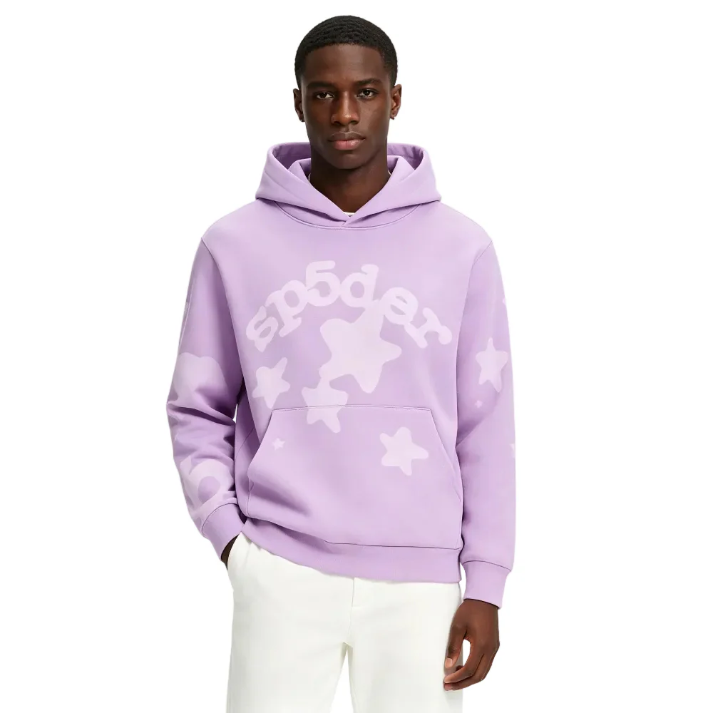 Sp5der Beluga V2 Hoodie Acai - Image 2