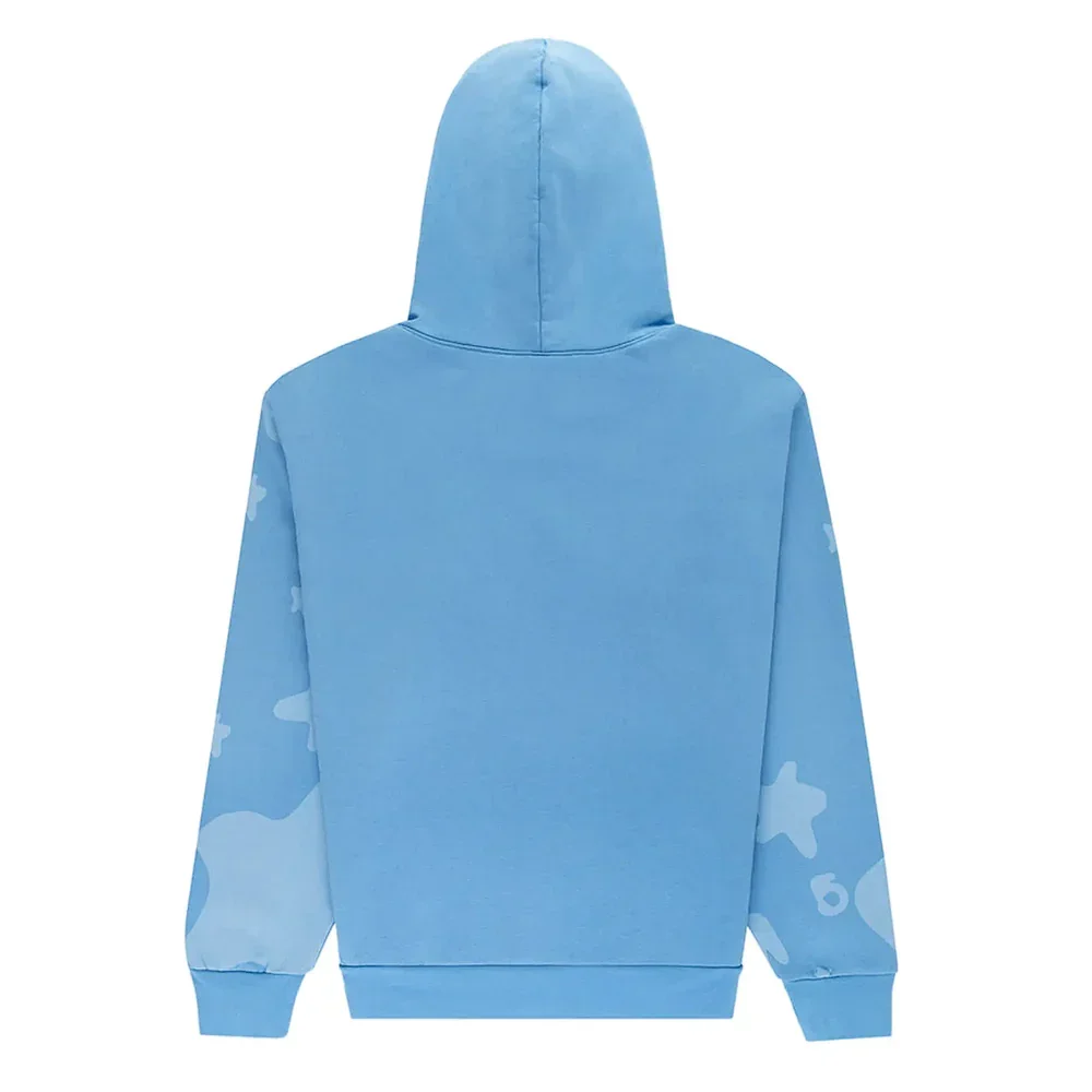 Sp5der Beluga V2 Hoodie Dusty Blue - Image 2