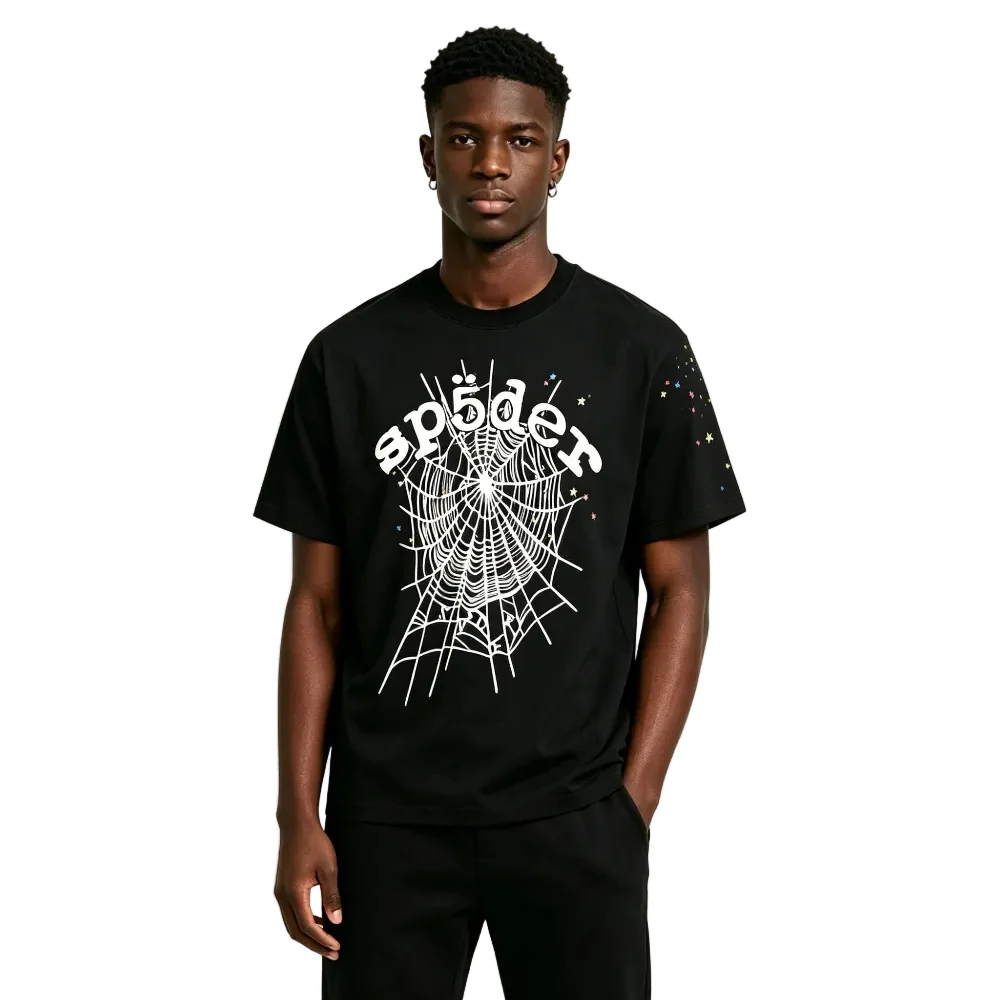 Sp5der OG Web V2 Tee Black - Image 3